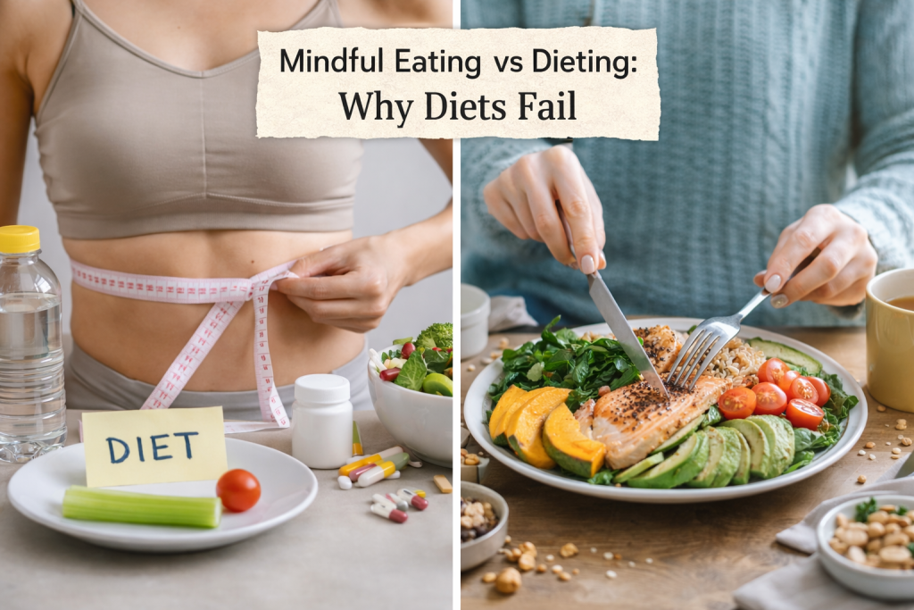 Mindful Eating vs Dieting